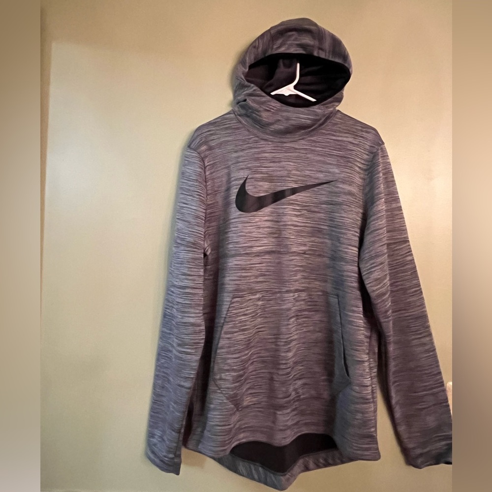 Nike Grey Hoodie Dri-Fit